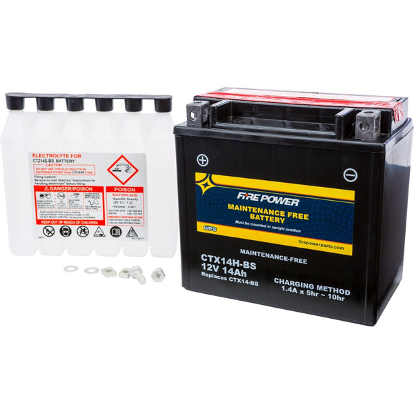 Fire Power Battery Ctx14h Bs Maintenance Free
