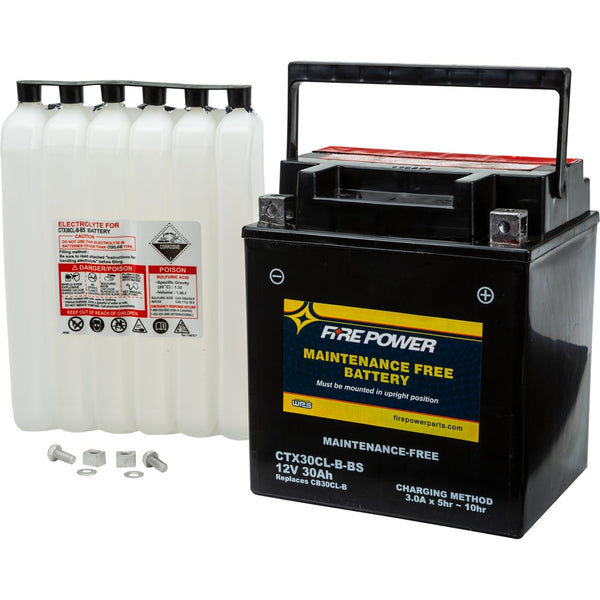 Fire Power Battery Ctx30cl B Bs Maintenance Free