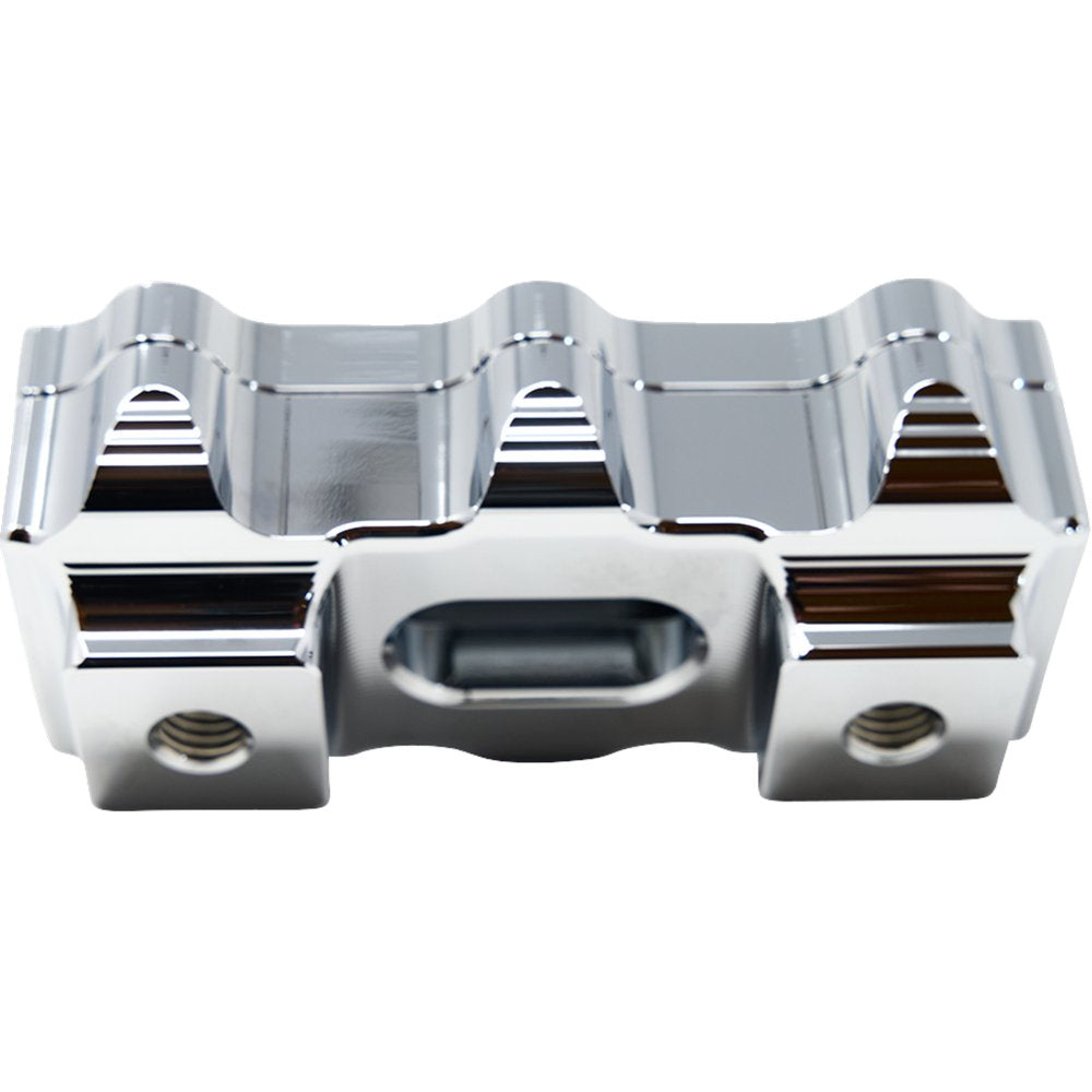 KODLIN USA Big Block Risers - Includes Clamp - Chrome K55119