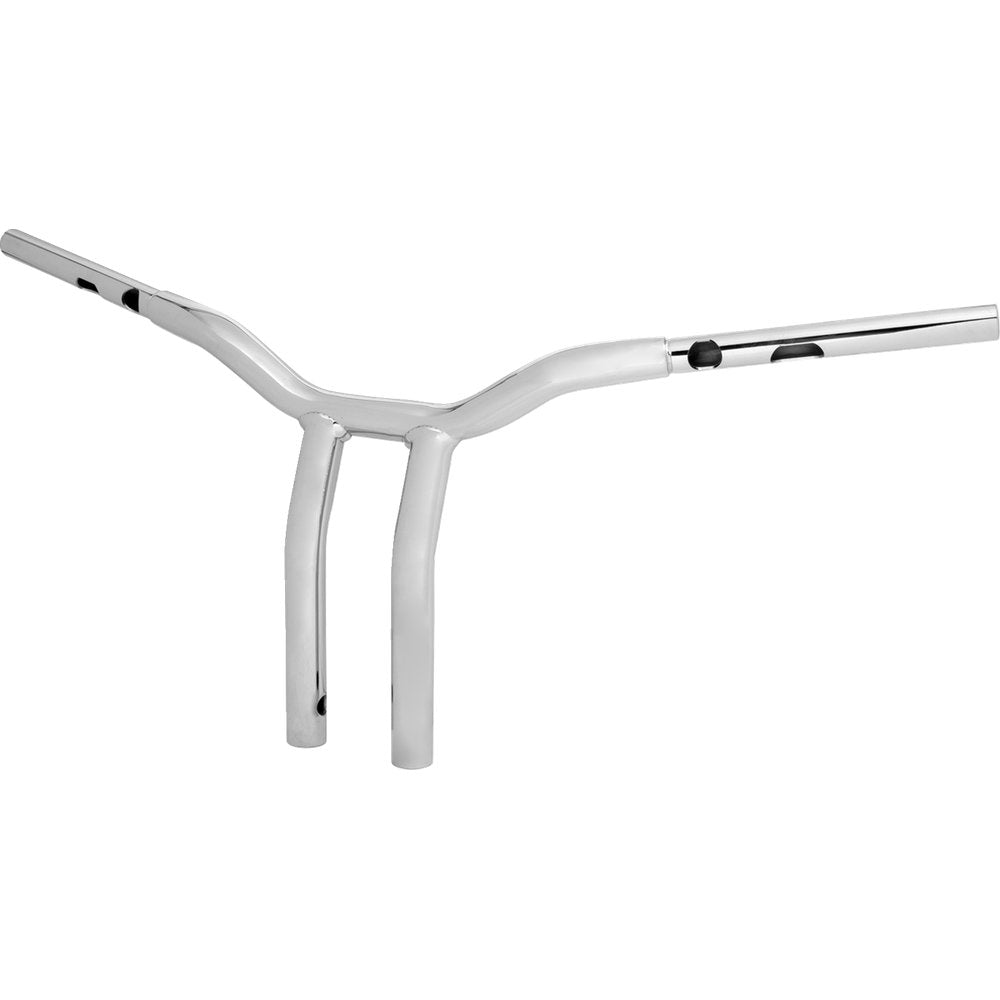 LA CHOPPERS One-Piece Kage Fighter Handlebar - Pullback - 12" x 1-1/4" - Chrome LA-7369-12