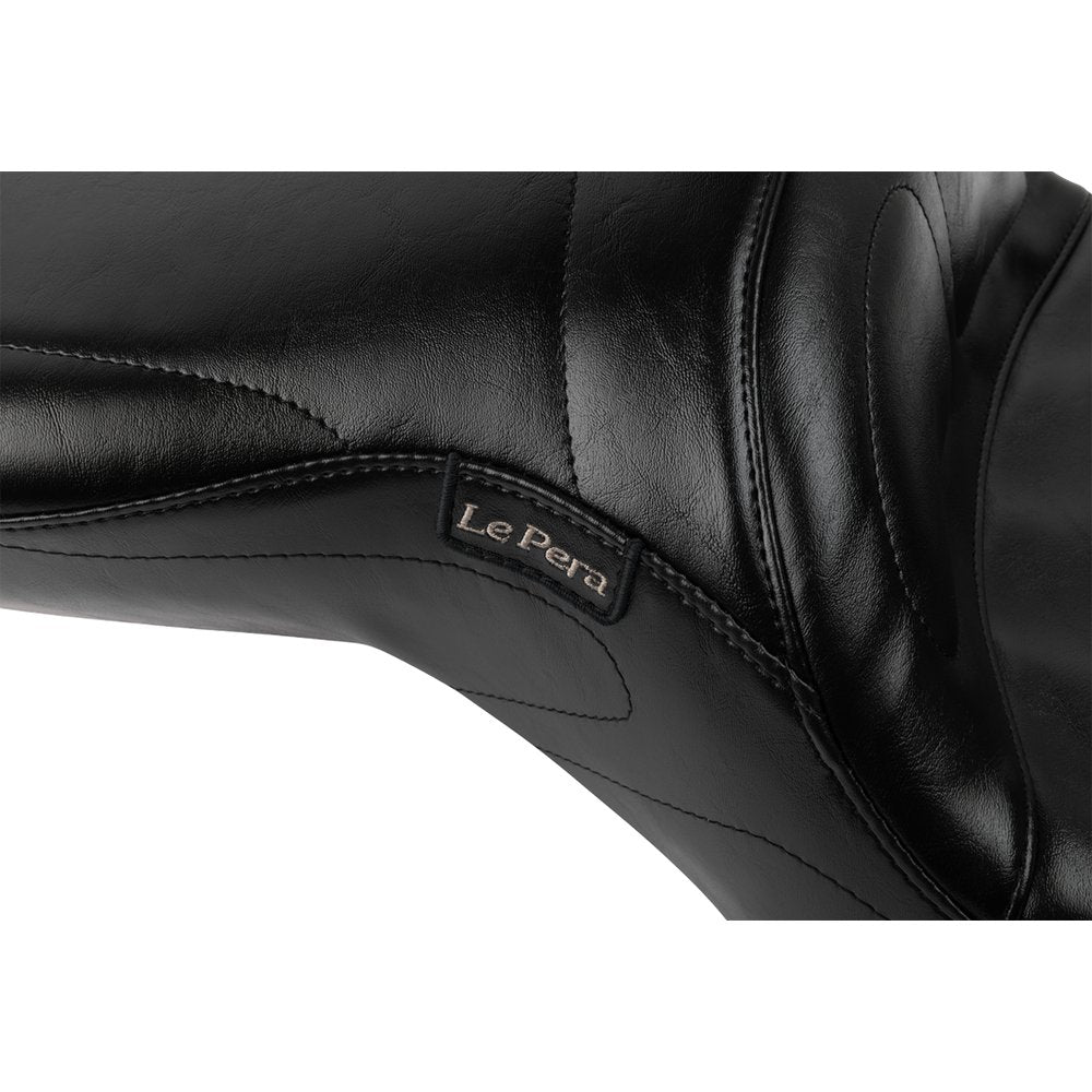 LE PERA Maverick Seat - with Backrest - Black - FLH/FLT '23-'24 LV-957BR