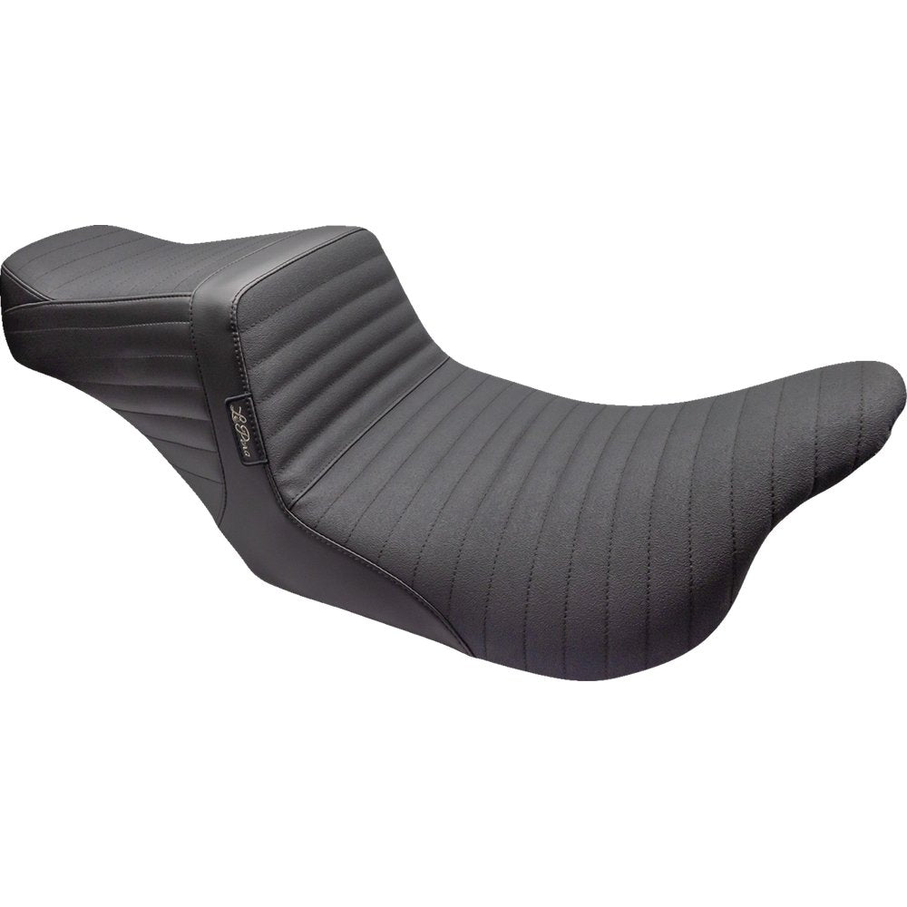 LE PERA Tailwhip Seat - Pleated w/ Grip Tape - Black - FL '08-'23 LK-587PTGP