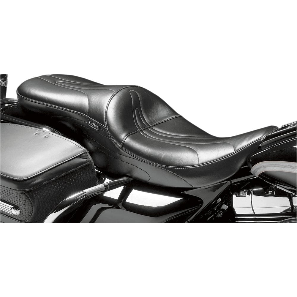 LE PERA Sorrento 2-Up Seat - Stitched - Black - FL '08-'23 LK-907