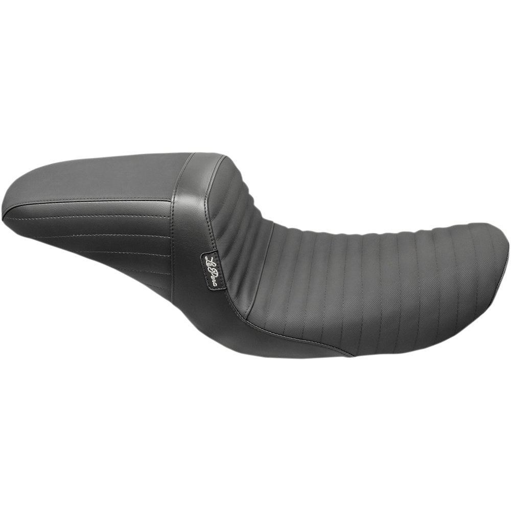 LE PERA Kickflip Seat - Pleated w/ Gripp Tape - Black - FXD '96-'03 LN-591PTGP