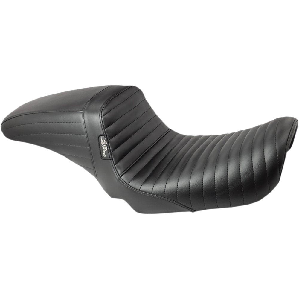 LE PERA Kickflip Seat - Pleated - Black - FXD '04-'05 LF-591PT