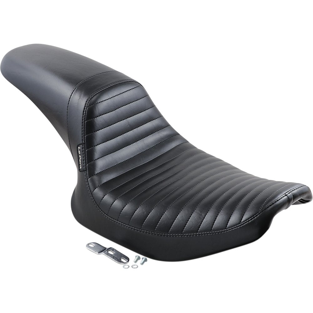 LE PERA Daytona Sport Seat - Pleated - Black - FXR '82-'00 L-541PT