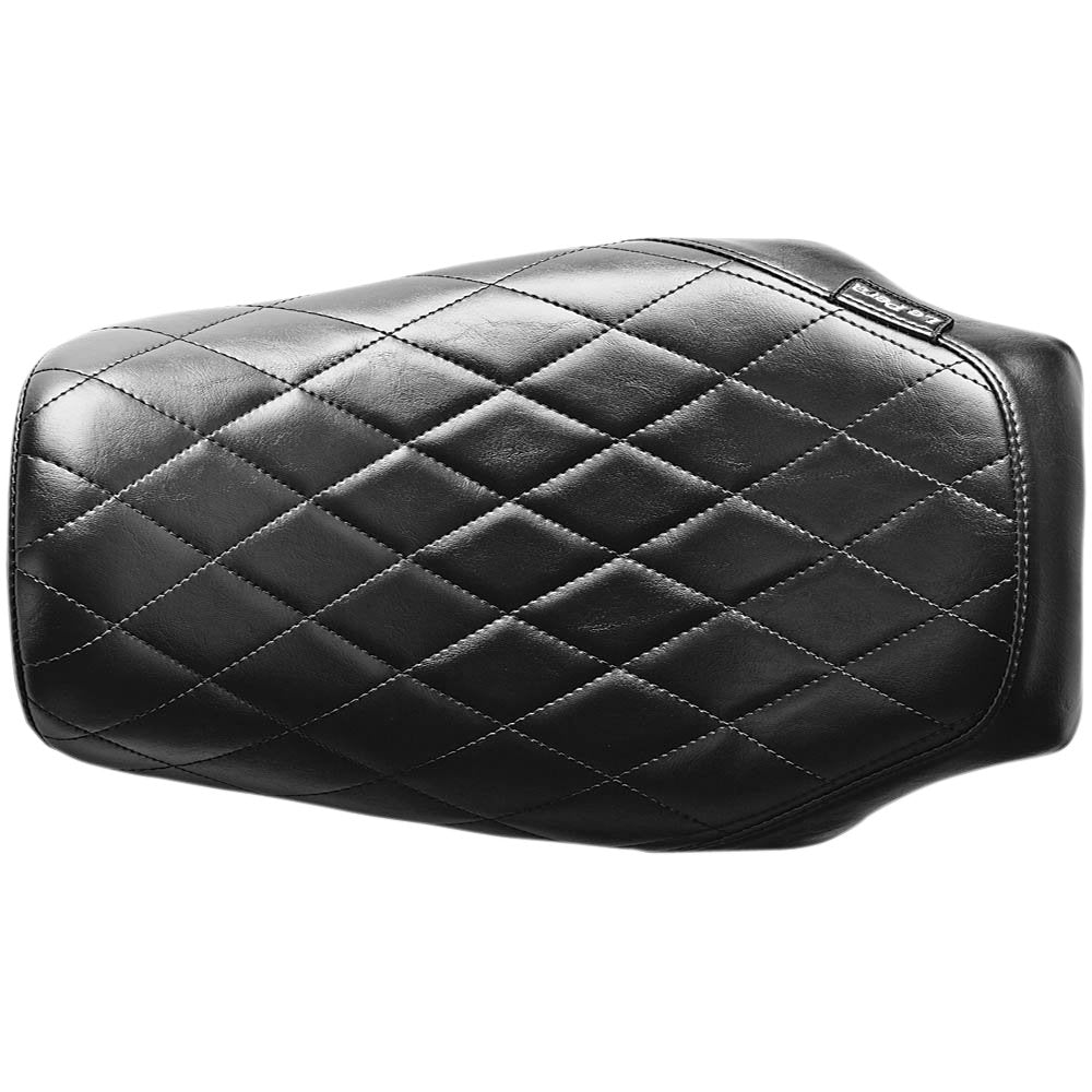 LE PERA Bare Bones Solo Seat - Diamond Stitch - Black - FXD '96-'03 LN-001DM