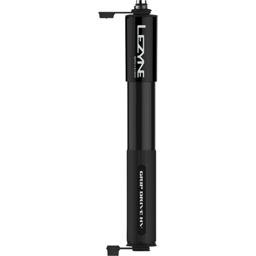 LEZYNE Grip Hand Pump - High-Volume - Black - Medium 1MPGRIPHVV1M04