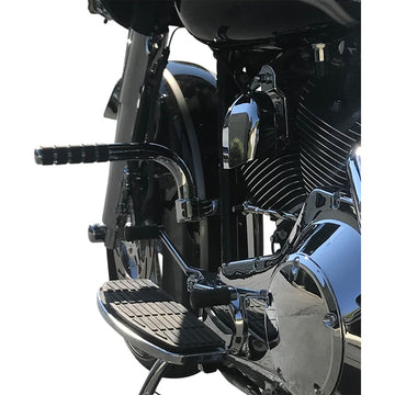 LINDBY Adjustable Footrest - Chrome - FLH '14-'23 280000