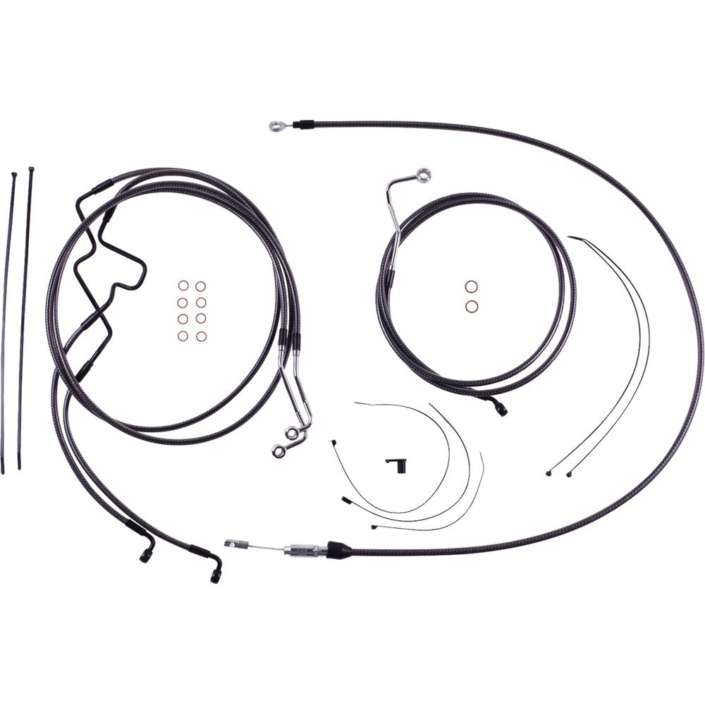 MAGNUM SHIELDING KARBONFIBR Designer Handlebar Installation Kit - 10" - '21-'23 FLTR 7871215
