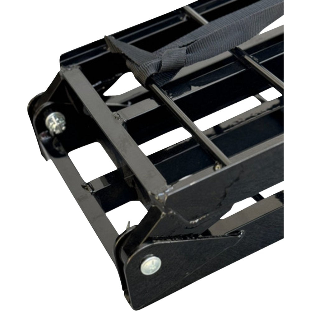 MATRIX CONCEPTS,LLC A1 Arch Folding Ramp - Aluminum - Black - 8' A1-800