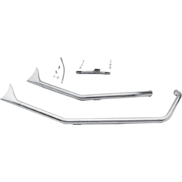 Upsweep Fishtail Pipe Set `86 99 Evo