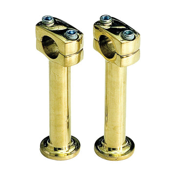 Post Style Risers Brass 5"