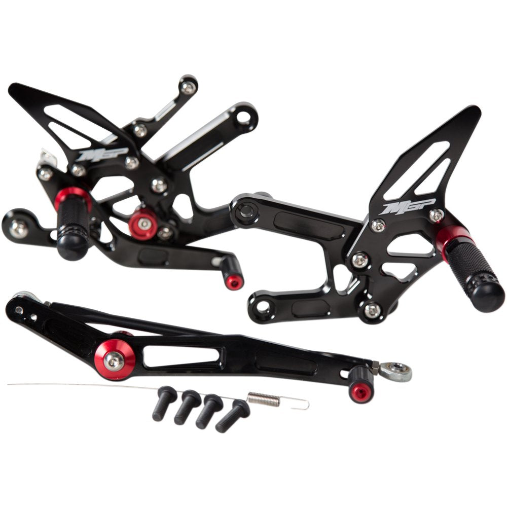 MGP MGP Rearset - Black - Yamaha 80801-2500