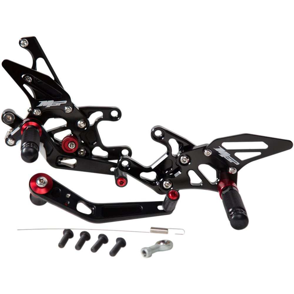 MGP MGP Rearset - Black - Honda 40801-2500
