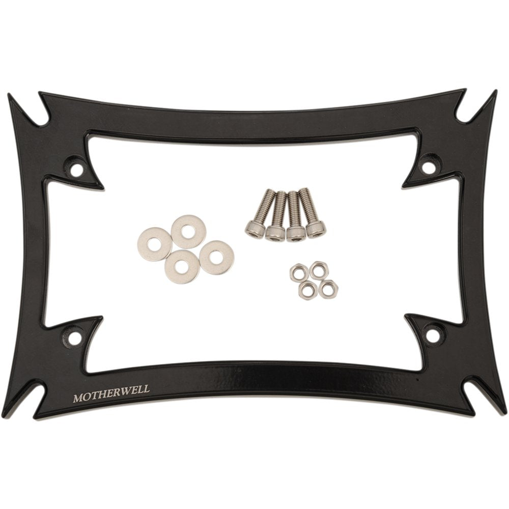 MOTHERWELL Maltese License Plate Frame - Gloss Black DC-862-GB