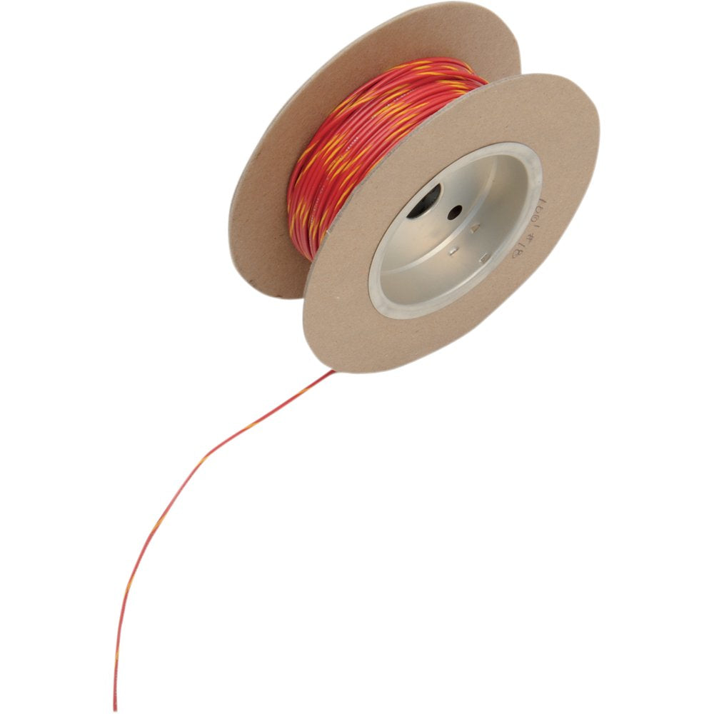 NAMZ 100' Wire Spool - 18 Gauge - Red/Yellow NWR-24-100
