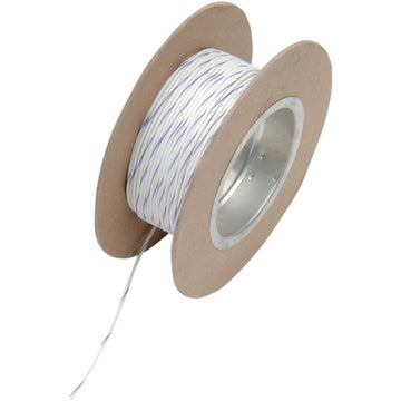 NAMZ 100' Wire Spool - 18 Gauge - White/Violet NWR-97-100