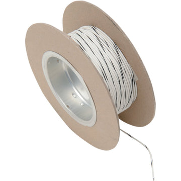 NAMZ 100' Wire Spool - 18 Gauge - White/Black NWR-90-100