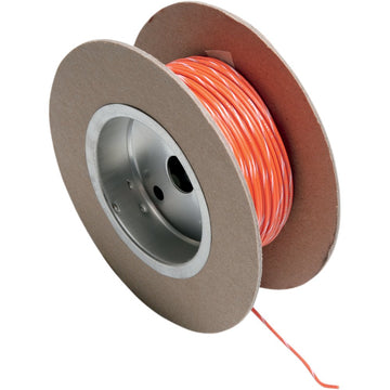NAMZ 100' Wire Spool - 18 Gauge - Orange/White NWR-39-100