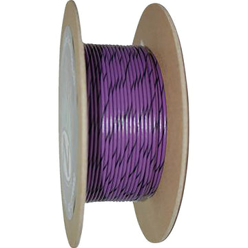 NAMZ 100' Wire Spool - 20 Gauge - Violet/Black NWR-70-100-20
