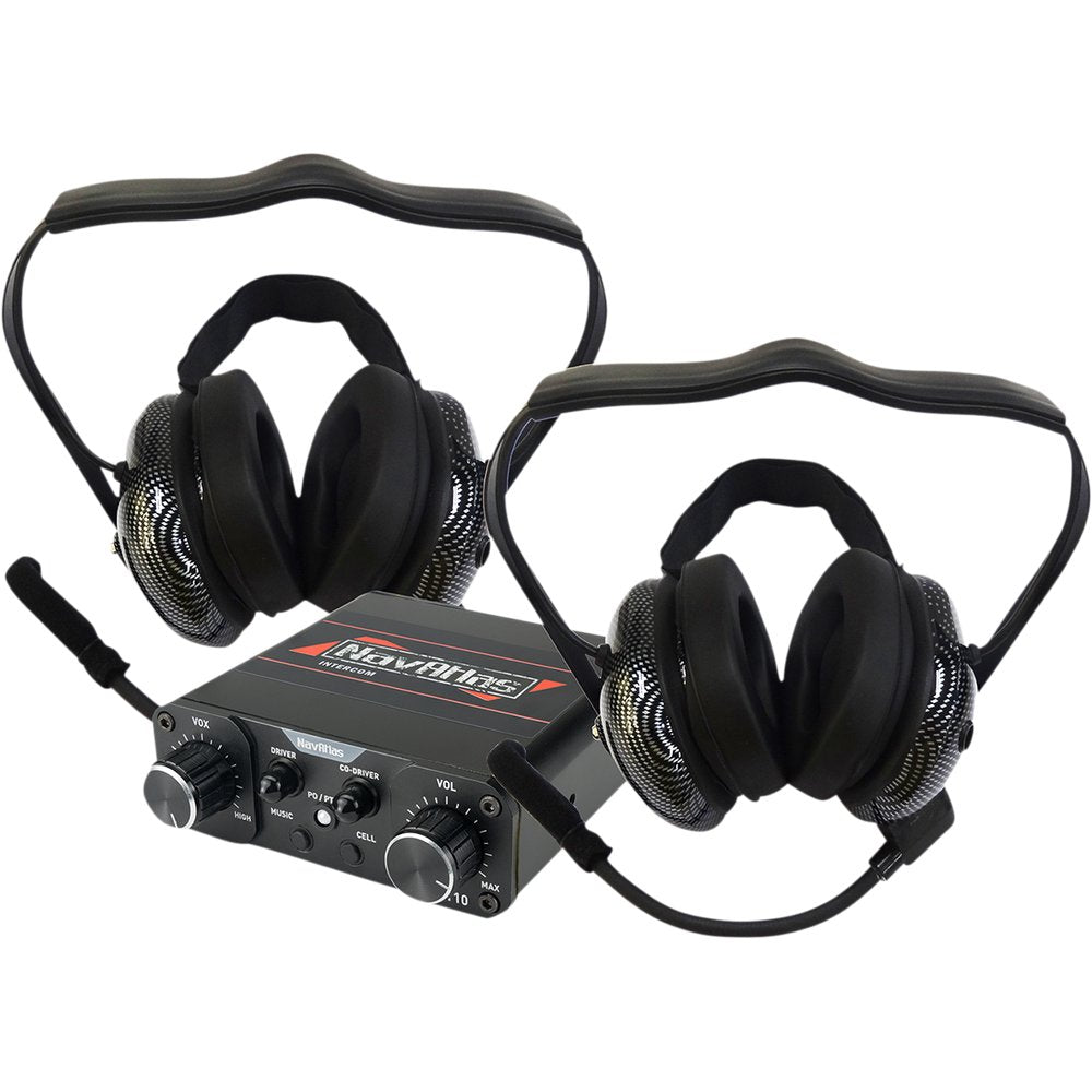 NAVATLAS Communication System - Behind-the-Head Headset - Black NIB120PK