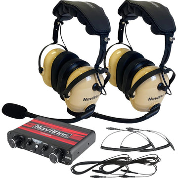 NAVATLAS Communication System - Over-the-Head Headset - Beige NIO232PK