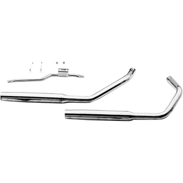 PAUGHCO Staggered Dual Exhaust System - Tapered - 38" 719TM