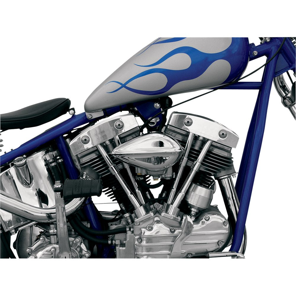 PAUGHCO Teardrop Air Cleaner Assembly Kit - Chrome 701-200