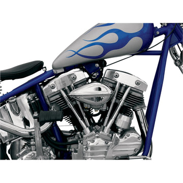 PAUGHCO Teardrop Air Cleaner Assembly Kit - Chrome 701-200