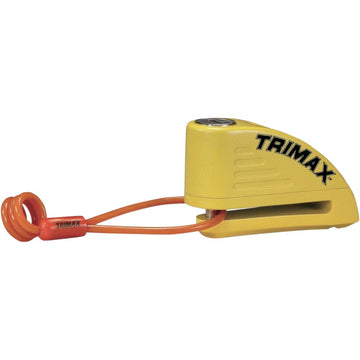 TRIMAX Alarm Disc Lock - 7 mm Pin - Yellow TAL88YL