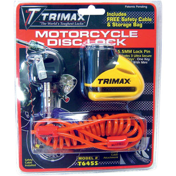 TRIMAX Disc Lock - Yellow - 5.5 mm T645S