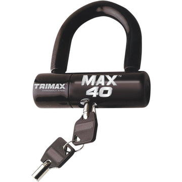TRIMAX Max 40 U-Lock - Disc/Cables - Black MAX40BK