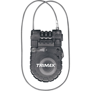 TRIMAX Cable Combination Lock - Retractable T33RC