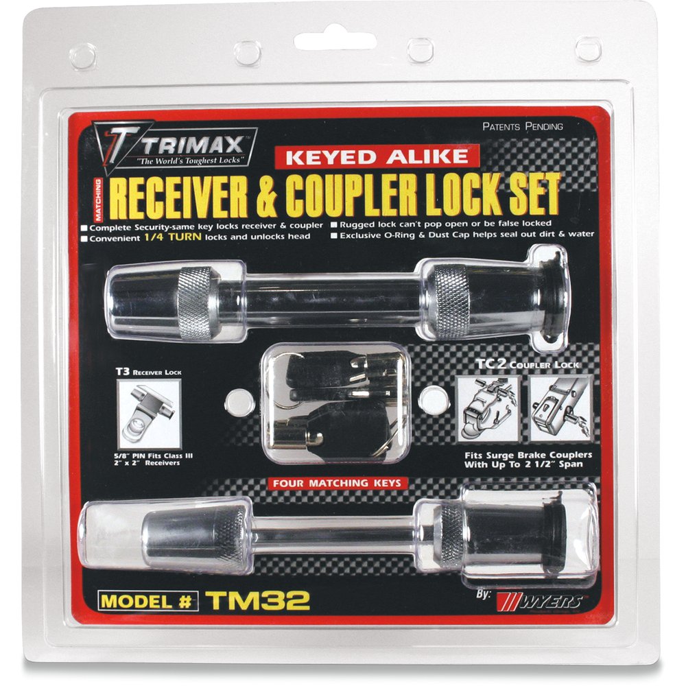 TRIMAX Coupler and Receiver Lock - 2-1/2" TM32