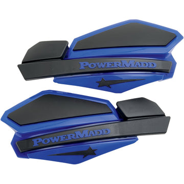 POWERMADD Star Series Handguards - Blue/Black 34204