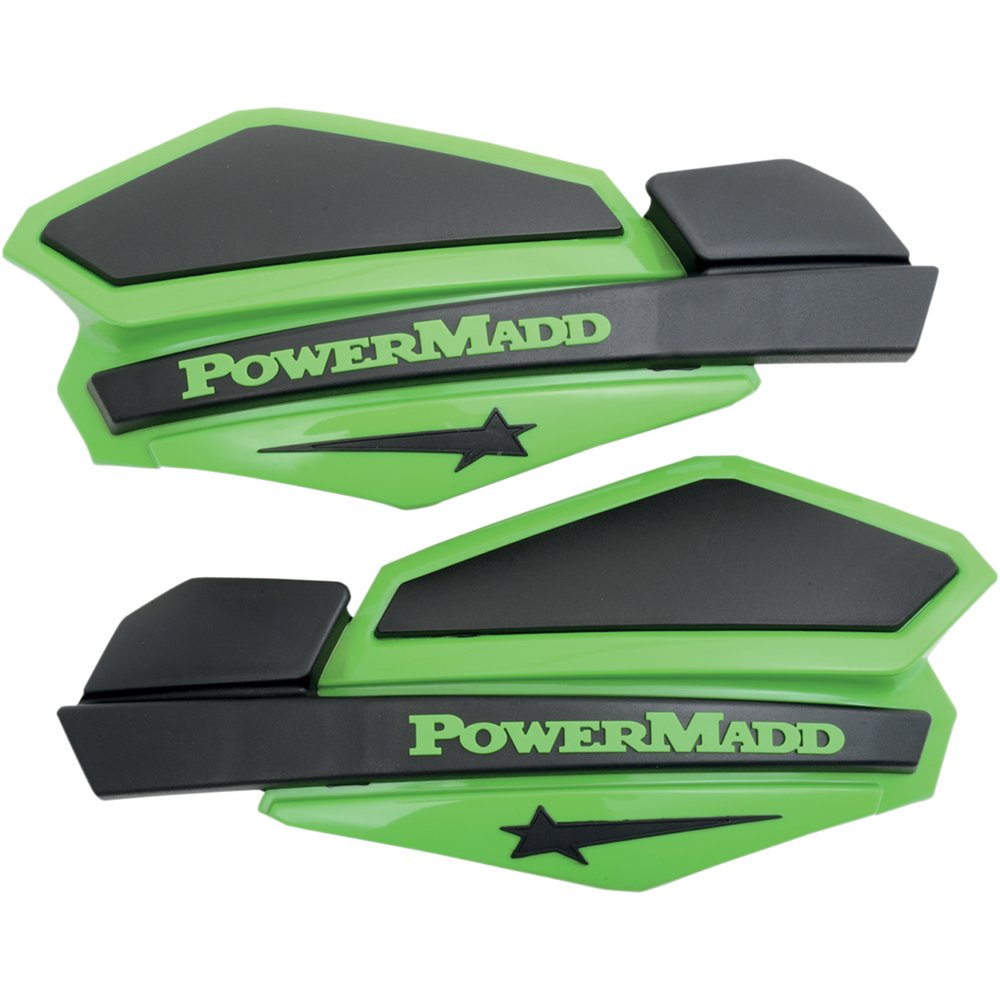 POWERMADD Star Series Handguards - Green/Black 34203