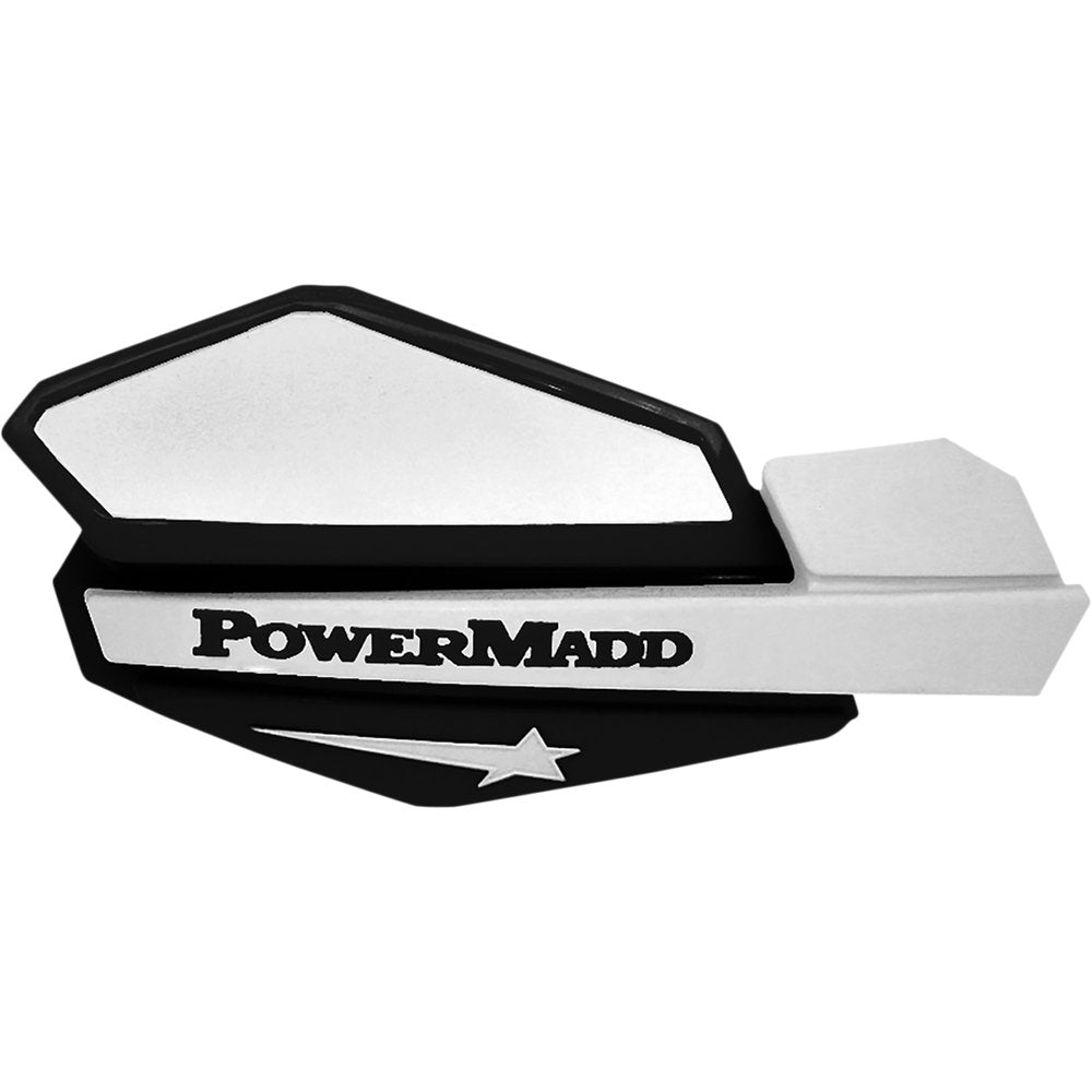 POWERMADD Star Series Handguards - Black/White 34228