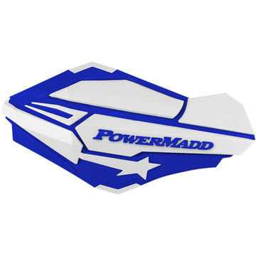 POWERMADD Sentinel Handguards - Blue/White 34421
