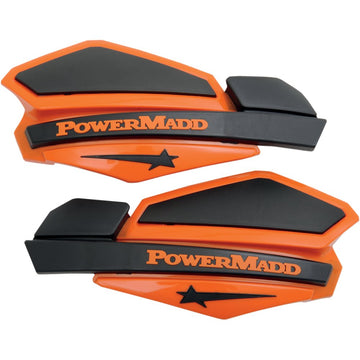 POWERMADD Star Series Handguards - Orange/Black 34205