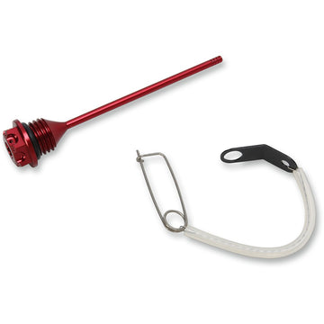 PSR Oil Cap Kit with Dipstick - Red - M20 x 2.5 - Honda 00-01305-24