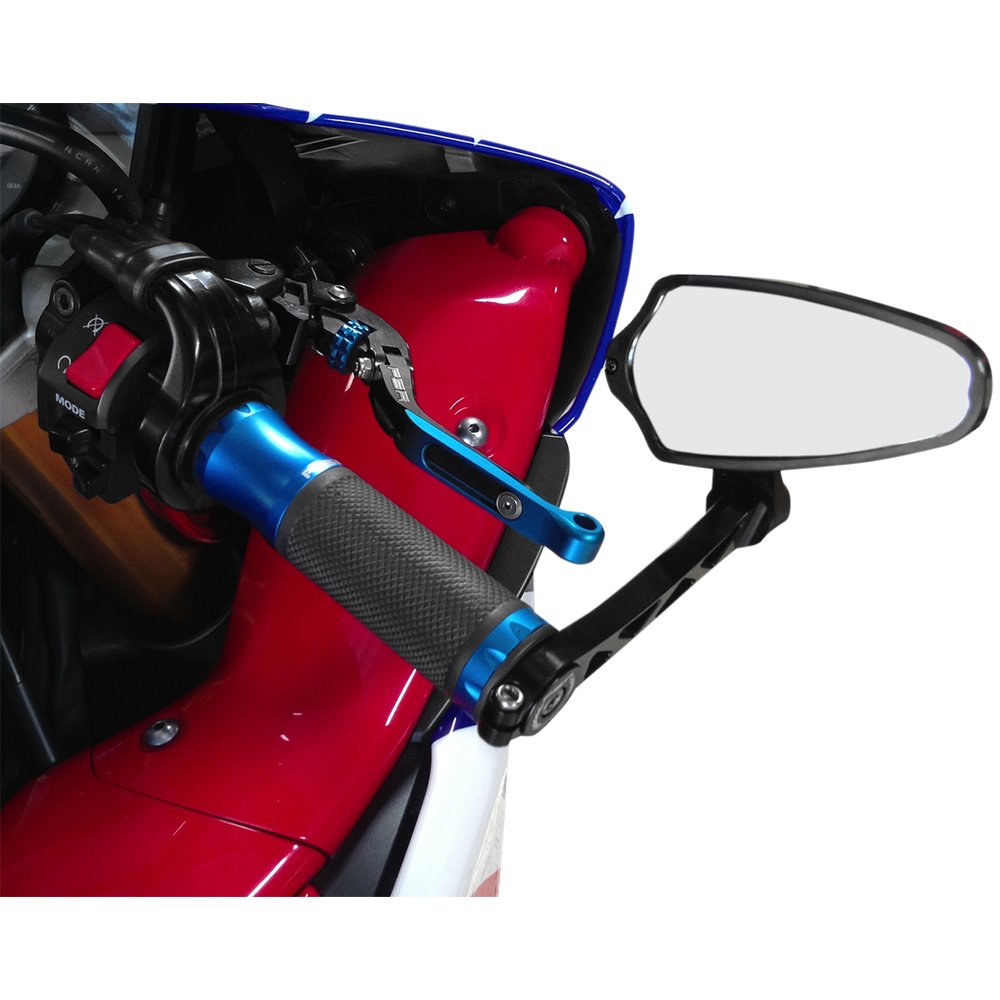 PSR Mirror - Felipe - Classic/Bar-End - Side View - Polygon - Black 00-00211-22