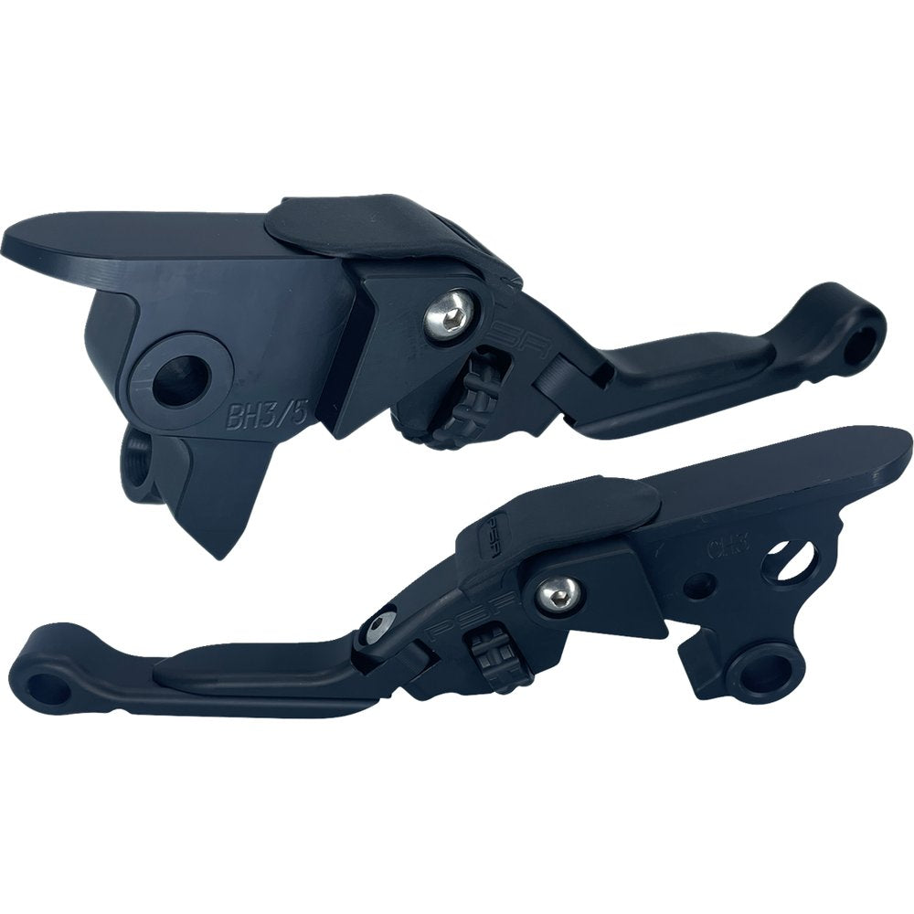 PSR Anthem Pro Adjustable Lever Set for Harley Models - Black 12-03652-22