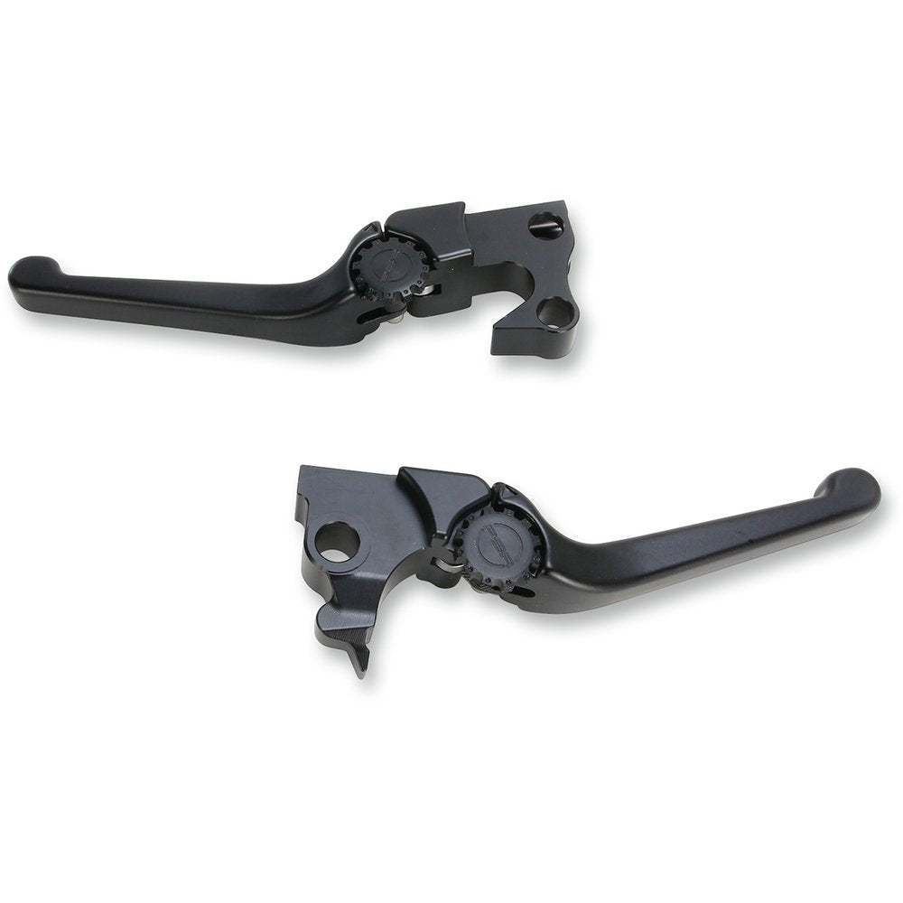 PSR Anthem Adjustable Lever Set for Harley Models - Black 12-00655-22