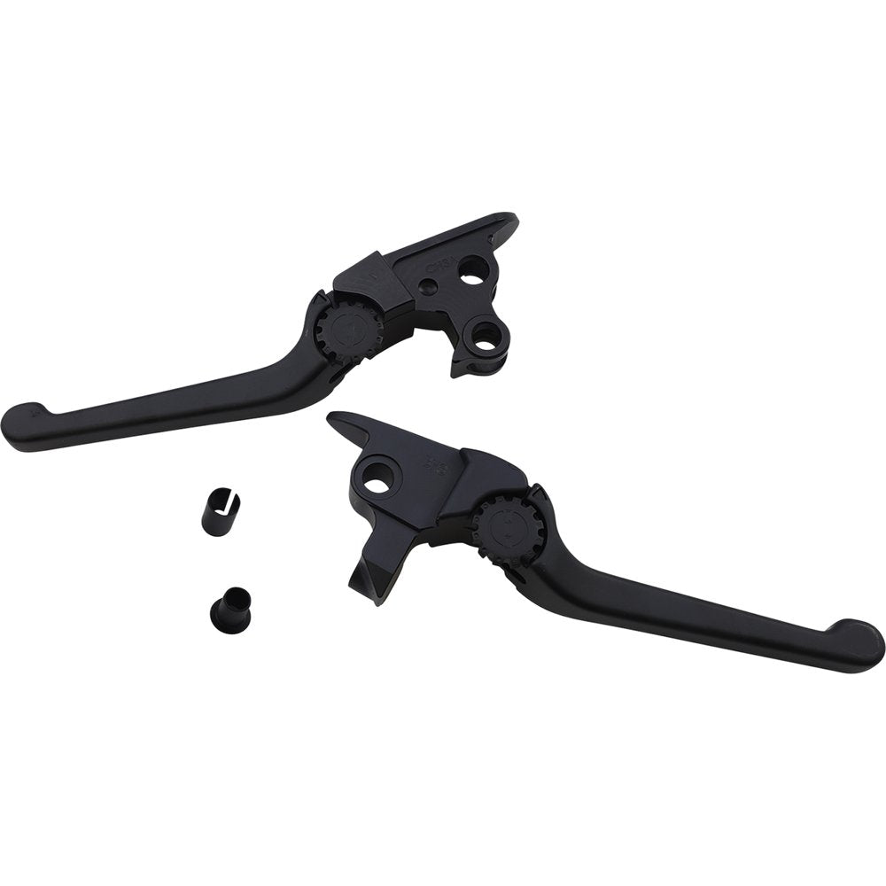 PSR Anthem Adjustable Lever Set for Harley Models - Black 12-00666-22