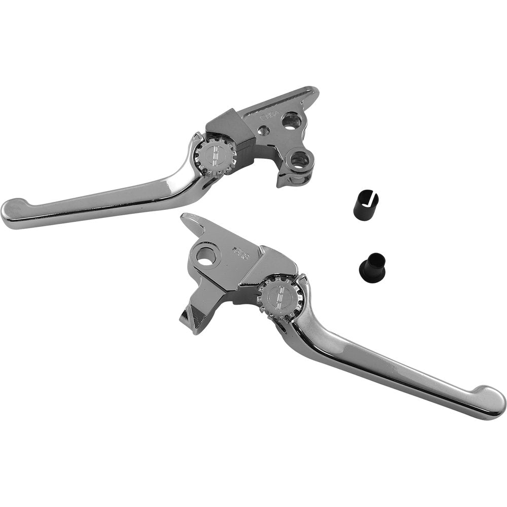 PSR Anthem Adjustable Lever Set for Harley Models - Chrome 12-00666-20