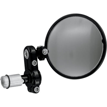 PSR Mirror - Franco/Folded-In - Side View/Bar-End - Round - Black 00-00200-22