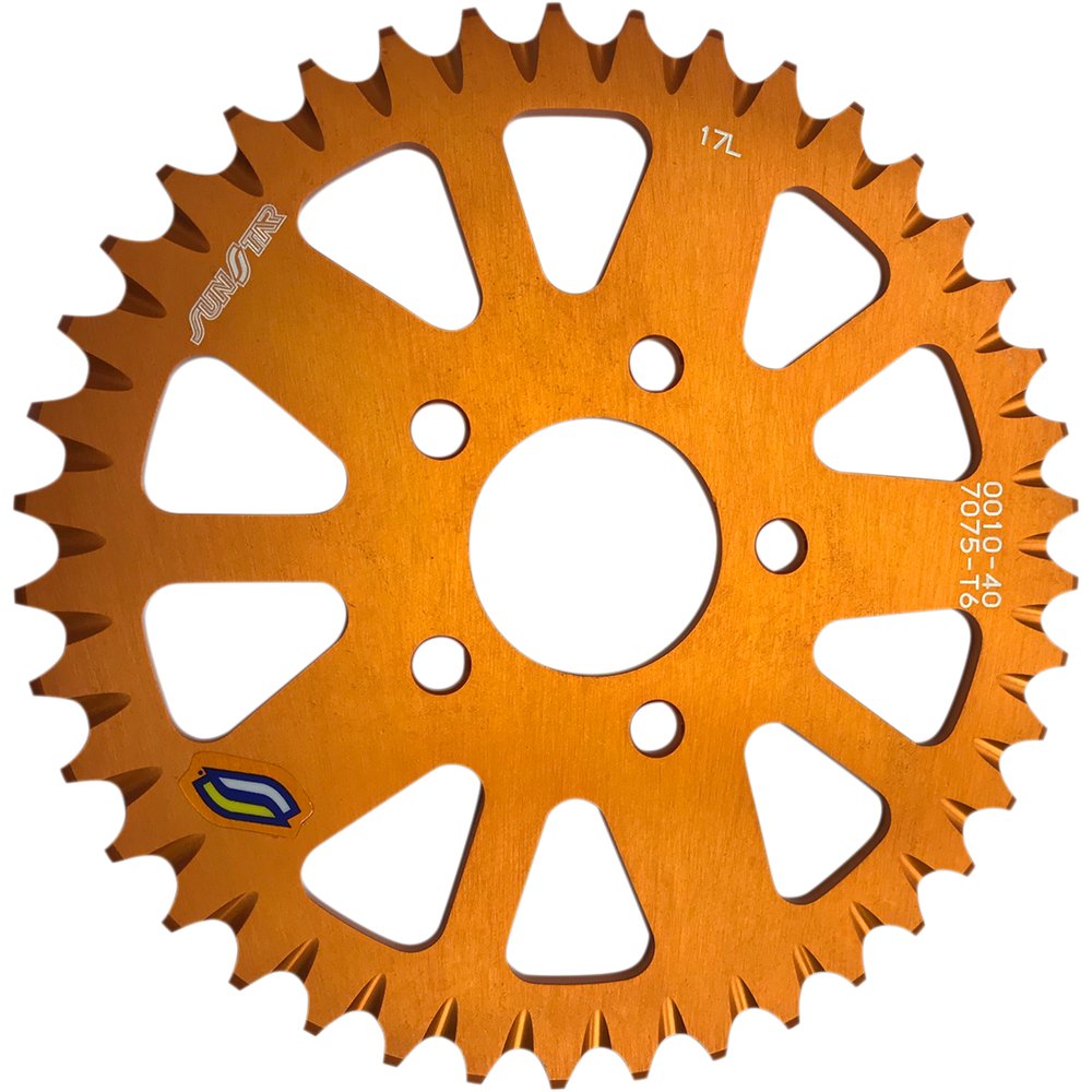 SUNSTAR SPROCKETS Rear Sprocket - 40 Tooth - KTM - Works/Orange 5-001040OR