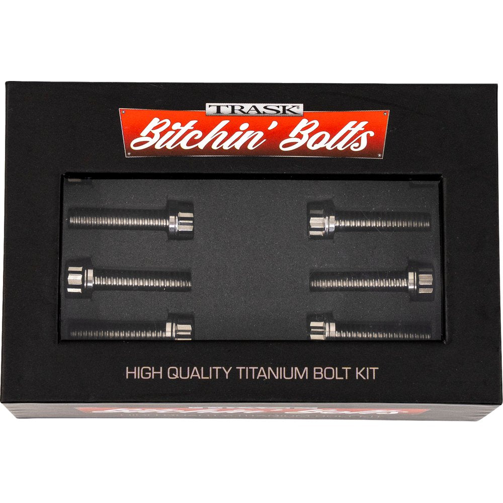 TRASK Bitchin' Bolts Hardware Kit - Titanium - M8 - Lifter Block TM-1050-B