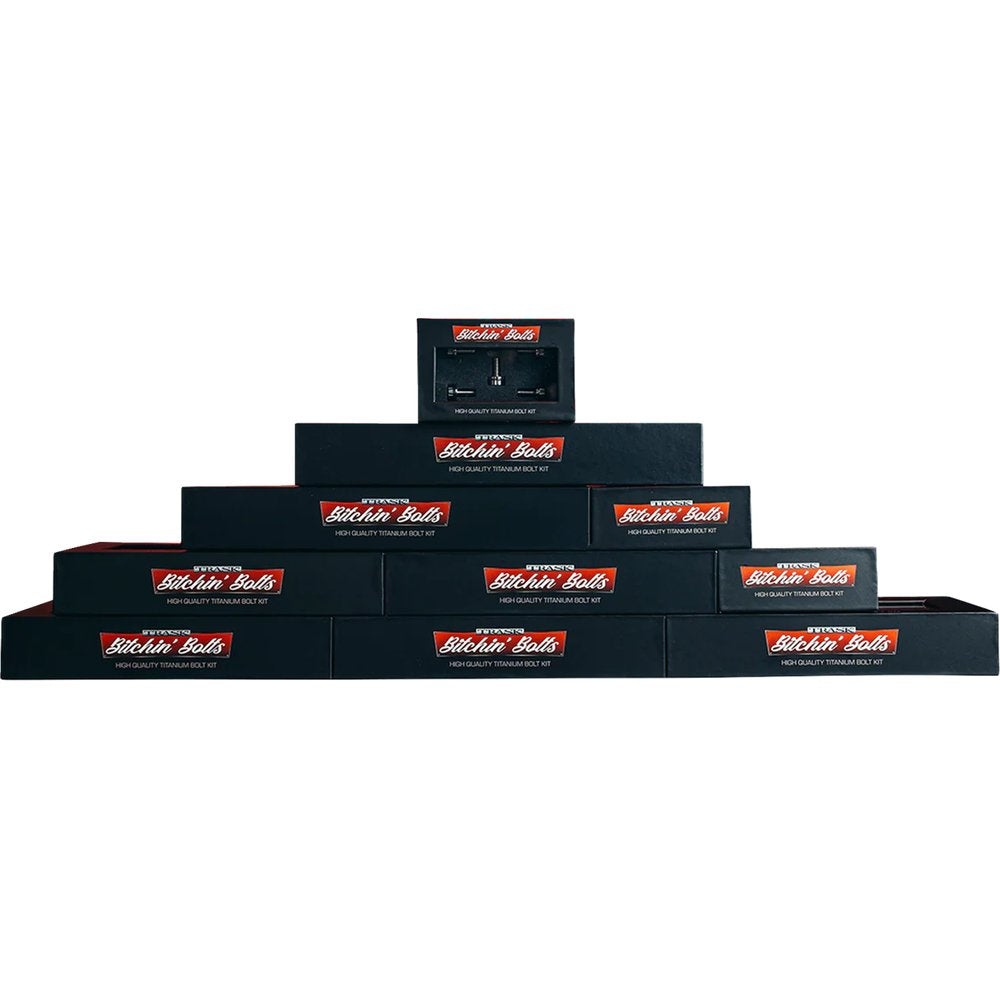TRASK Bitchin' Bolts Hardware Kit - Titanium - M8 - Complete Driveline TM-1050